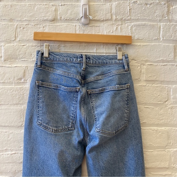 AGOLDE || High Rise Stovepipe Jeans Blue 25 - Picture 5 of 9